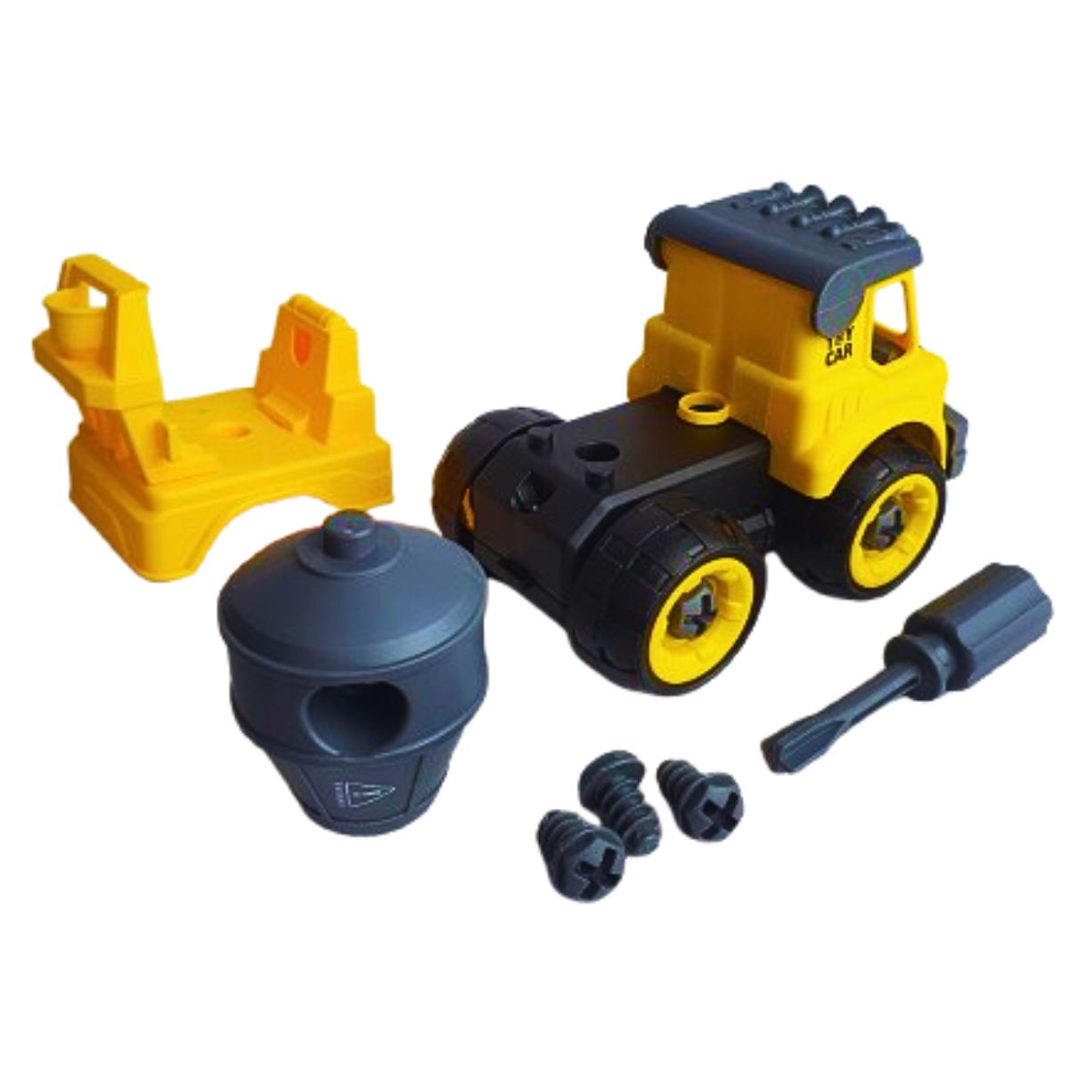 Brinquedo Carrinho Monta E Desmonta Betoneira - Ark Toys Brinquedo Carrinho Monta E Desmonta Betoneira - Ark Toys